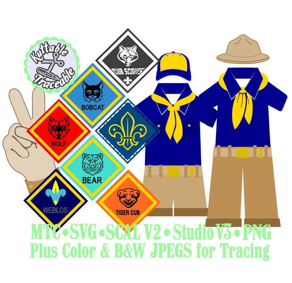 Boy Scouts Bundle Cut Files MTC SCAL SVG and more File Format