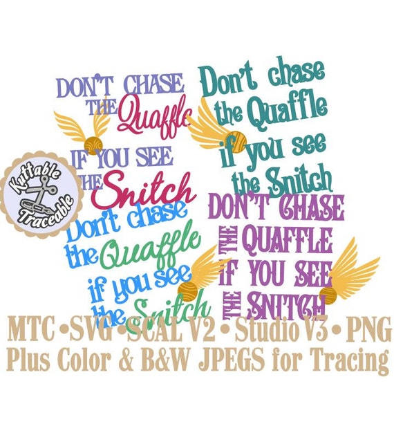 Download Quidditch Snitch Quote - Harry Potter Bundle of 4 Cutting ...