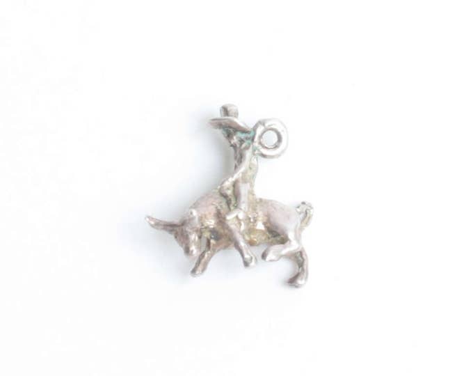 Bull Rider Charm Cowboy Riding Bucking Bull Charm for Charm Bracelet