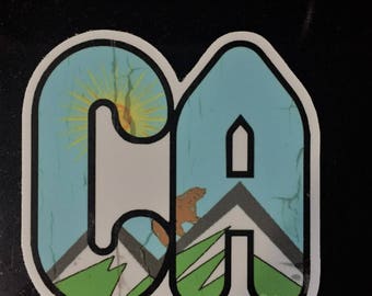 California Sticker, California State Sticker, Cailifornia, State Of California, LA Sticker, California Art, California Gifts, Custom Sticker