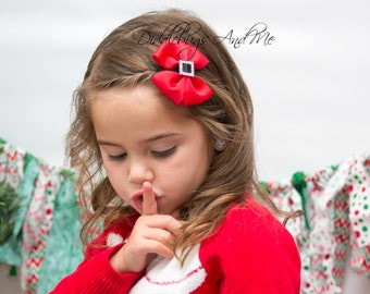 christmas hair bows for toddlers