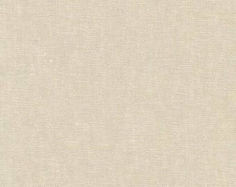 Linen Essex Yarn Dyed 478, Natural Limestone fabric, Quilt Backing, Quilting fabric, Apparel Fabric, Linen fabric, Robert Kaufman