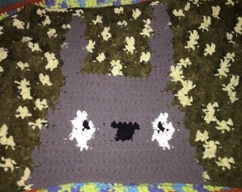 Totoro blanket | Etsy