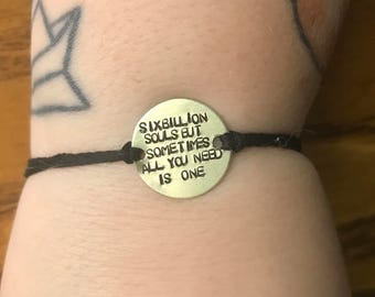 One Tree Hill - quote - bracelet