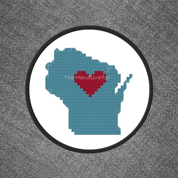 Wisconsin Cross Stitch Pattern