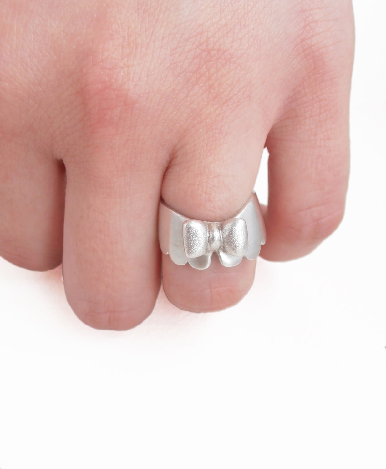 Girly Collar sterling silver ring