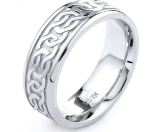 Celtic Ring Women Celtic Engagement Ring Trinity Knot Ring