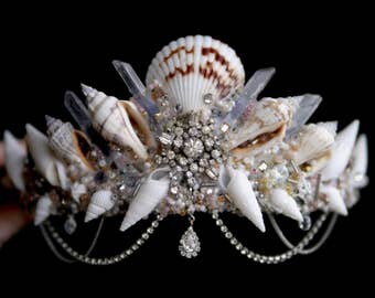 Shell crown | Etsy