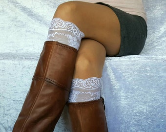 LACE BOOT CUFFS Womens Boot Socks Lace Boots Toppers Half Socks Cute Yoga Socks Lace Boot Cuffs Lace Socks Lace Cuff Black Lace Socks Cuffs