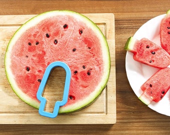 Watermelon cutter, stainless steel fruit cutter, cookie cutter, picnic supply, food craft supply