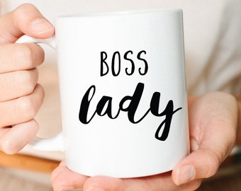 Boss Mug, Boss lady, girl boss, Mug gift, mom mug, friend gift, boss mug, coffee mug, Cute mug, lettered mug, Mom gift