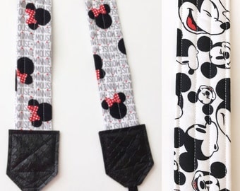 Camera Strap - dslr camera strap - minnie mouse camera strap - camera neck strap - disney camera strap - mickey mouse camera strap