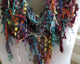BOHO Shabby Chic Knotty Little Scarf. 17-457