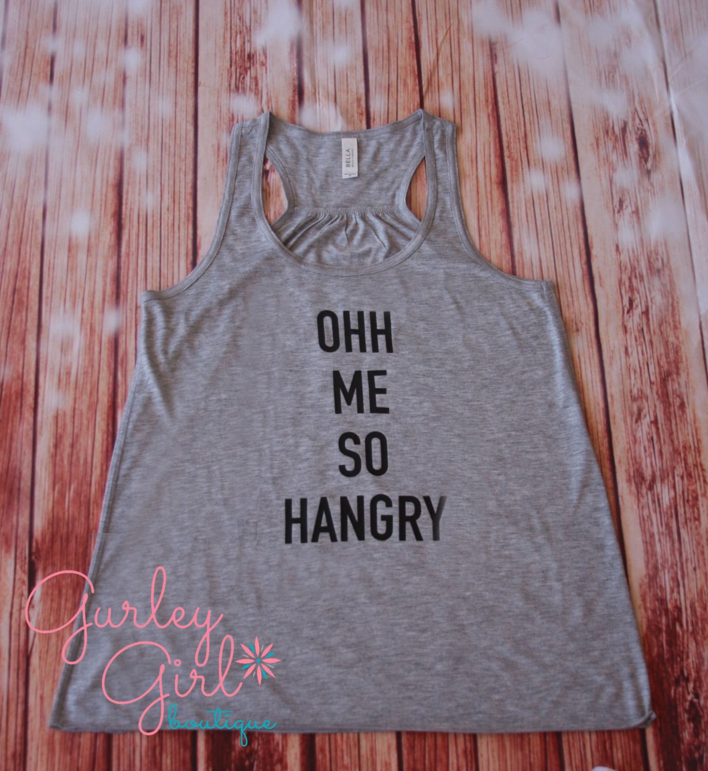 Women's Workout Tank Top - Ohh Me So Hangry