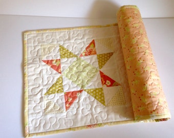 Quilt table runner | Etsy