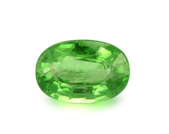 1.49ct Tsavorite Green Garnet Oval Shape Loose Gemstones (Watch Video) Free Shipping SKU 487D002