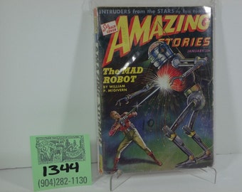 January 1943 Amazing Stories Pulp Magazine