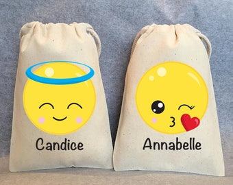 12- Emoji party, Emoji party supplies, Emoji Birthday, Emoji party favors, emoji favor bags, emoji party favor bags- emoji- 5"x8"