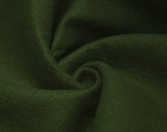 Dark Hunter Green Acrylic Craft Felt Fabric By the Yard Style 3009