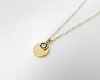 Evil Eye Necklace, Gold Evil Eye Necklace, Evil Eye, All Seeing Eye, BFF, British Seller UK, Gifts for Girls, Bridesmaid Gifts, Turkish Eye