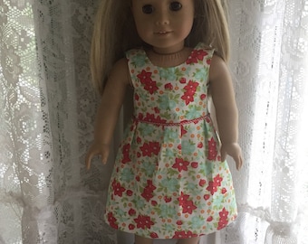 Flower garden dress for 18 inch dolls