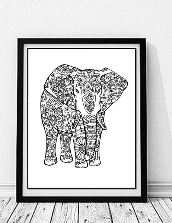 Emily Elephant Coloring Pages : Baby Elephant printable coloring page