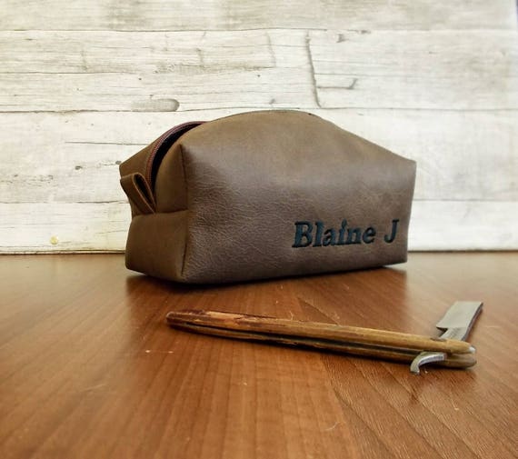 Personalized toiletry bag for guys
