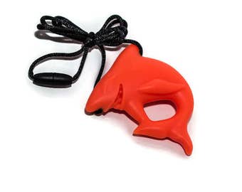 chew necklace, Shark shaped chewlery necklaces, oral sensory or teething