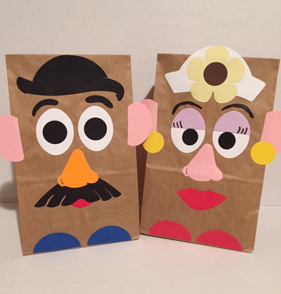 Items similar to Mr Potato Head Mrs Potato Head birthday party/treat ...