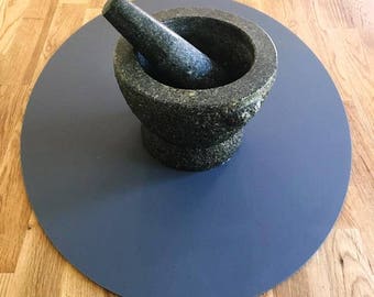 Oval Worktop Saver in Graphite Grey Matt Acrylic - 3 Sizes Available