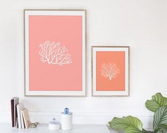 coral home decor | etsy coral home decor | etsy