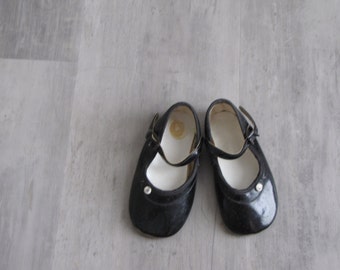 black mary jane infant shoes