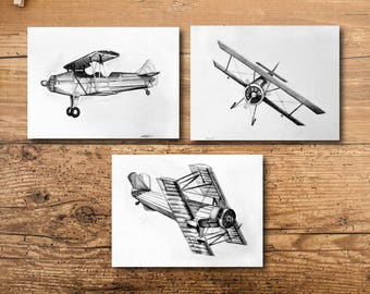 Airplane Nursery Art - Airplane Art - Airplane Nursery Decor - Airplane Decor - Airplane Wall Art - Airplane Wall Decor