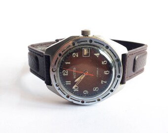 Military Soviet watch Russian watch Vintage Watch Men watch Mechanical watch vostok men's wrist Commander Russian Army Komandirskie USSR