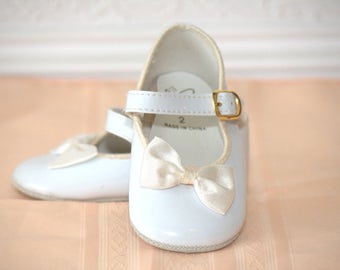 White baby shoes | Etsy