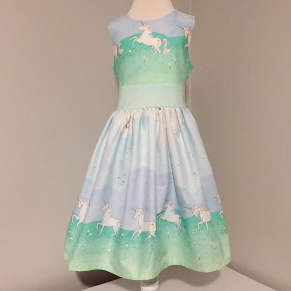 mermaid 1st dress birthday 1st Birthday Girl Dress Girls Unicorn Girl's Baby Dress