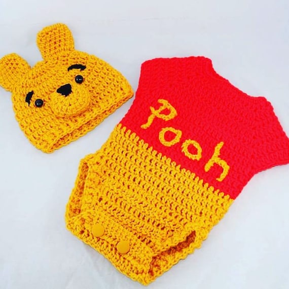 Items similar to Crochet Winnie the Pooh Costume, Photo ...