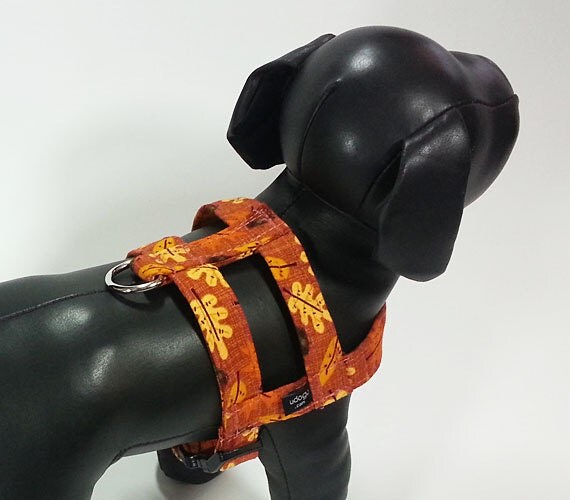 EasyOn Dog Harness in Fashion Fabrics 9 Sizes by udogu on Etsy