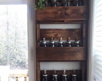 Wall hanging herb planter