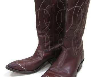Nocona Cowboy Boots; US Men's Size 10 D