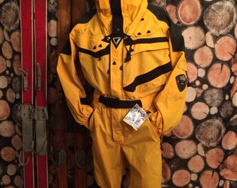 RETRO HELLY HANSEN Equipe Heli Ski Suit 90s Onesie for Slushfest Men's Day Ski Party