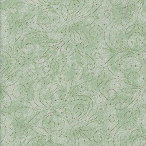 100% cotton fabric sage green dots spots quilt quilt