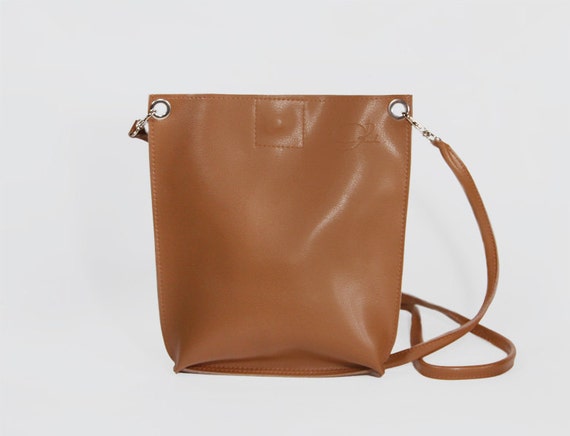 mini brown handbag