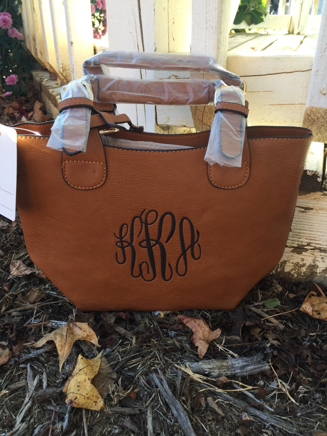 Monogrammed Leather purse Personalized Purse 2 in 1 Purse