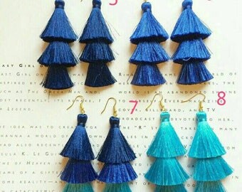 Neon Tassel Earrings for Summer Colorful accessories Gift Red tassel earrings