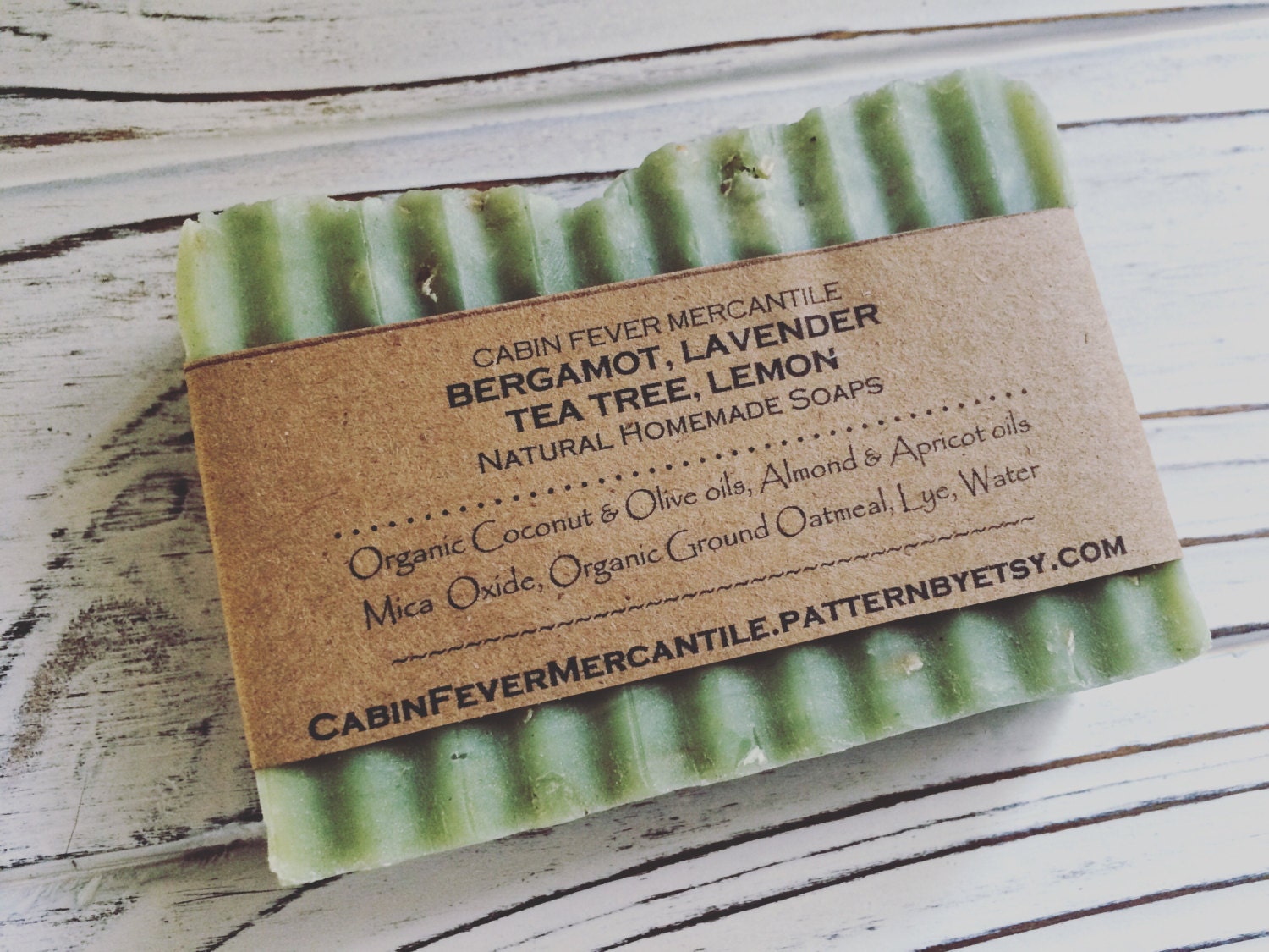 Soap / Bergamot / Tea Tree / Lemon / by CabinFeverMercantile