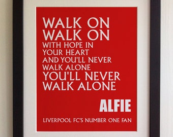 Never walk alone | Etsy