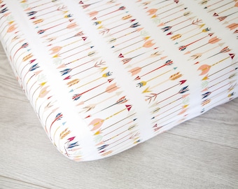 Fitted Crib Sheet | Arrows
