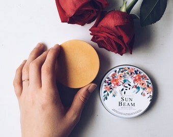 SUN BEAM Solid Lotion Bar | Shimmering Body Bar | Solid Body Bar