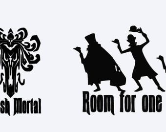 SVG, disney, haunted mansion, room for one more, hitchhiking ghosts, vacation, cut file, printable, cricut, silhouette, instant download